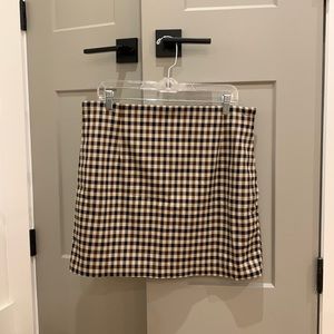 Tan, brown, & black skirt